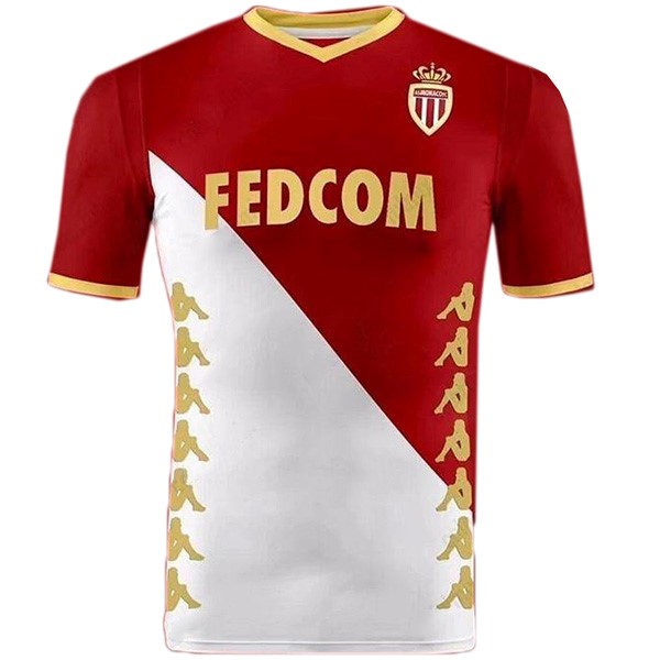 Camiseta AS Monaco Primera equipación 2019-2020 Rojo Blanco
